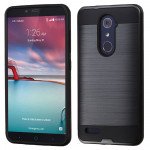 Wholesale ZTE ZMAX Pro, ZTE Z981 Armor Hybrid Case (Black)